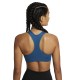 Nike Reggiseno Sportivo Swoosh Medium Support Azzurro Donna