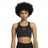 Nike Reggiseno Sportivo Leopard Nero Donna