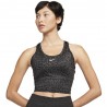 Nike Top Palestra Leopard Nero Donna