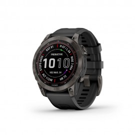 Garmin Fenix 7 Sapphire Solar Carbon Grey Dlc Ti Nero