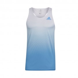 ADIDAS Canotta Running Adizero App Sky Rush Bianco Uomo