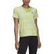 ADIDAS Maglia Running Fast All Over Print Almost Lime  Donna
