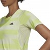 ADIDAS Maglia Running Fast All Over Print Almost Lime  Donna