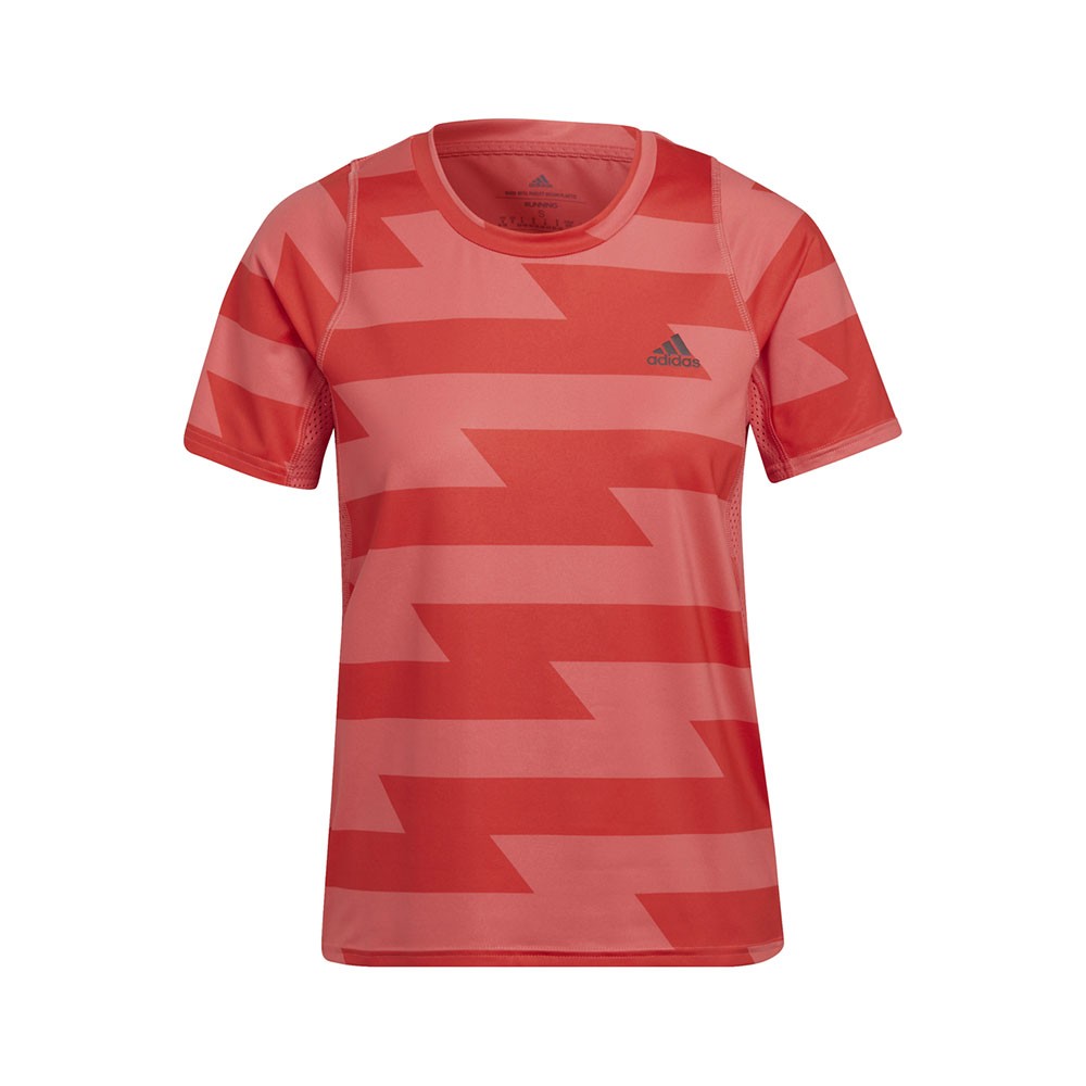 ADIDAS Maglia Running Fast All Over Print Semi Turbo Bright  Donna