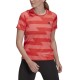 ADIDAS Maglia Running Fast All Over Print Semi Turbo Bright  Donna