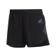 ADIDAS Pantaloncini Running Split Adizero Nero Donna
