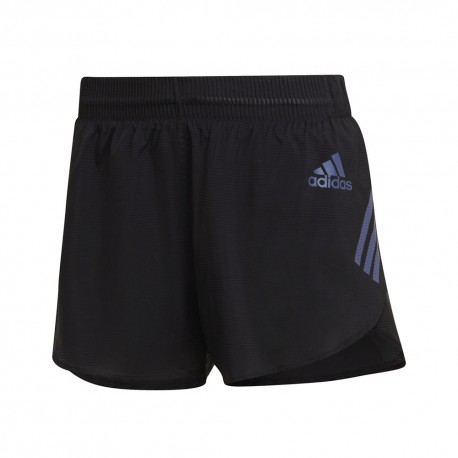 ADIDAS Pantaloncini Running Split Adizero Nero Donna