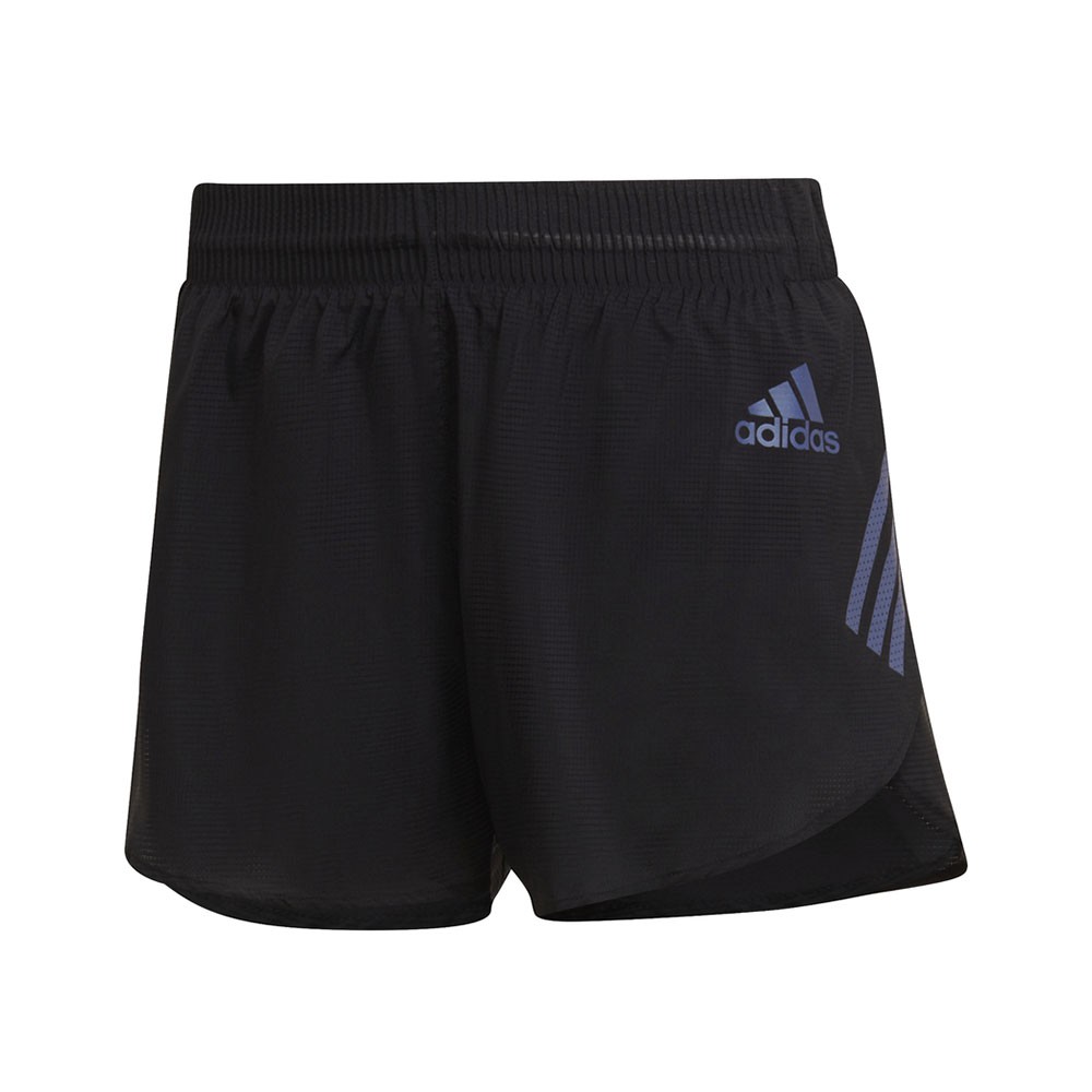 ADIDAS Pantaloncini Running Split Adizero Nero Donna