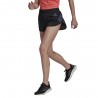 ADIDAS Pantaloncini Running Split Adizero Nero Donna