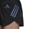 ADIDAS Pantaloncini Running Split Adizero Nero Donna
