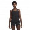 Nike Canotta Running Aroswft Bianco Nero Donna