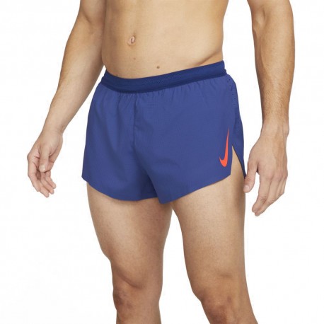 Nike Pantaloncini Running 2In Aroswft Deep Blu Uomo