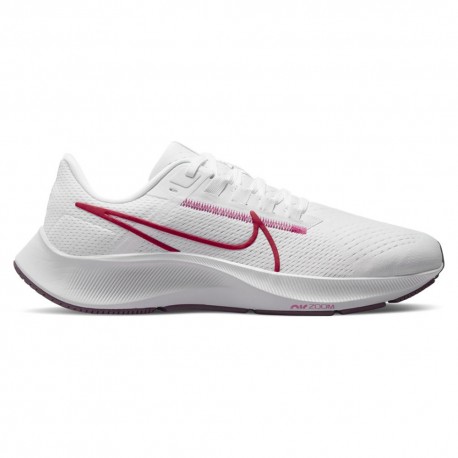 Nike Air Zoom Pegasus 38 Bianco Mystic Hybiscus - Scarpe Running Donna