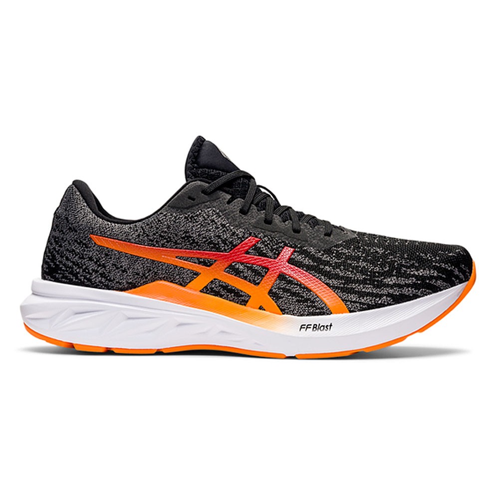 Asics Dynablast 2 Nero Arancio Fluo - Scarpe Running Uomo