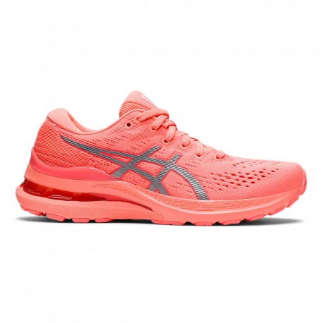 Asics Gel-Kayano 28 Lite Show Corallo Argento - Scarpe Running Donna