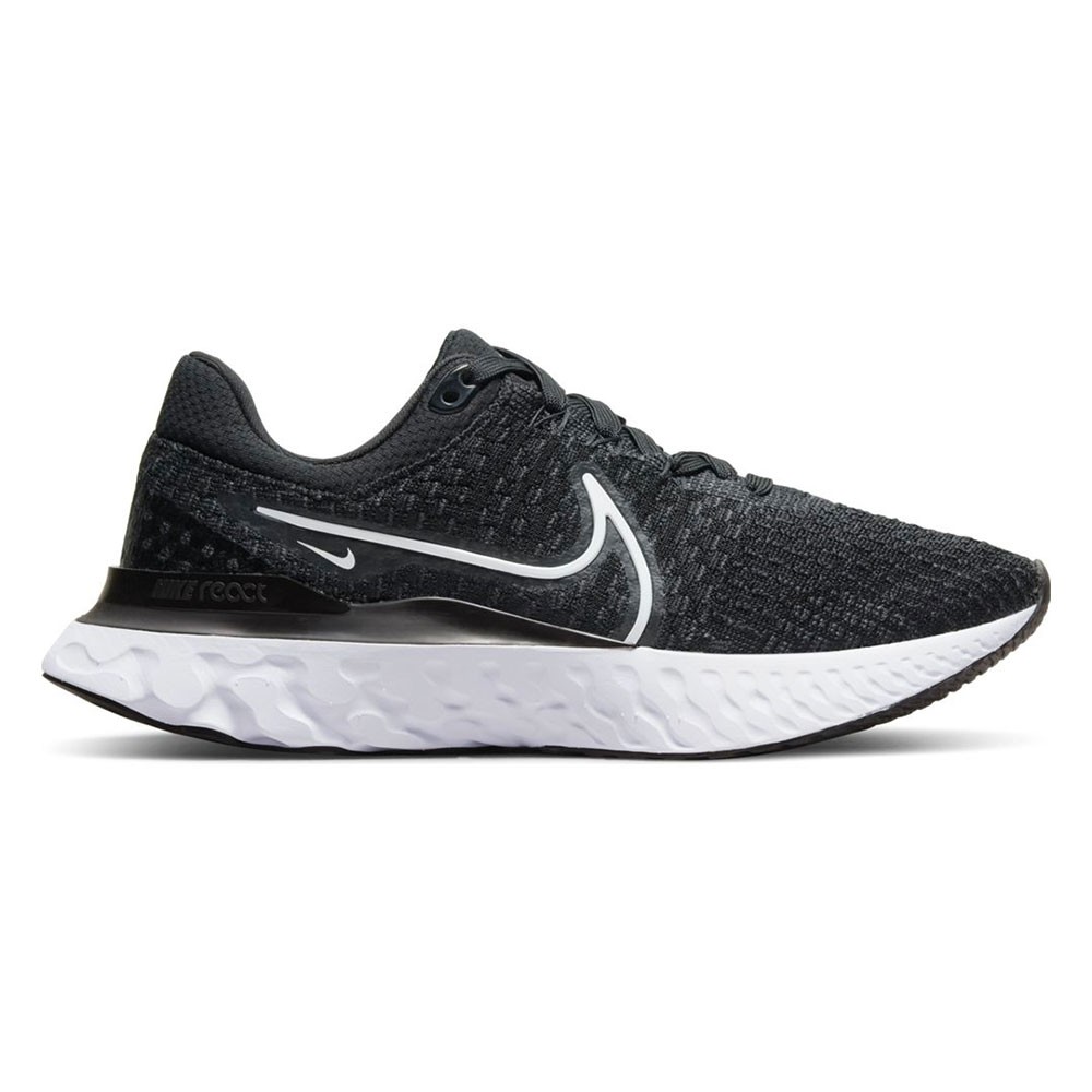 Nike React Infinity Run Flyknit 3 Nero Bianco - Scarpe Running Donna