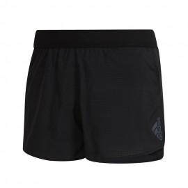 ADIDAS Pantaloncini Running Split Adizero Nero Uomo
