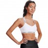 Under Armour Reggiseno Sportivo Cross Back Bianco Donna