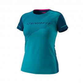Dynafit T-Shirt Trail Running Alpine 2 Verde Acqua Donna