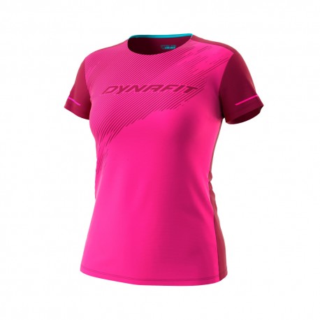 Dynafit T-Shirt Trail Running Alpine 2 Rosa Glo Donna