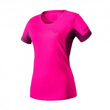 Dynafit T-Shirt Trail Running Vert 2 Rosa Glo Donna