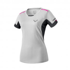 Dynafit T-Shirt Trail Running Vert 2 Grigio Bianco Donna