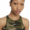 Nike Reggiseno Sportivo Camou Verde Donna