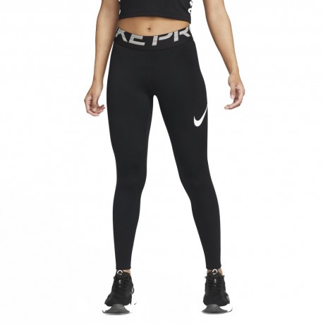 Nike Leggings Sportivi Tight Pro Nero Donna