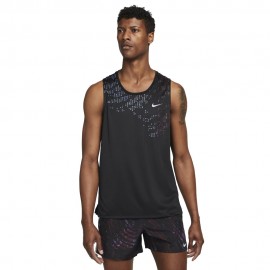 Nike Canotta Running Dvn Miler Nero Uomo
