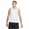 Nike Canotta Running Dvn Miler Bianco Cave Stone Uomo