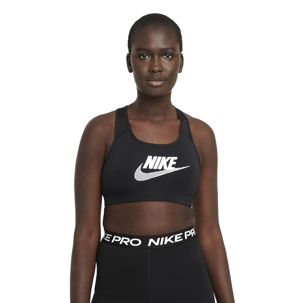 Nike Reggiseno Sportivo Supporto Medio Train Pro Verde Donna