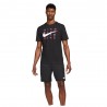 Nike Maglietta Palestra Swoosh Nero Uomo