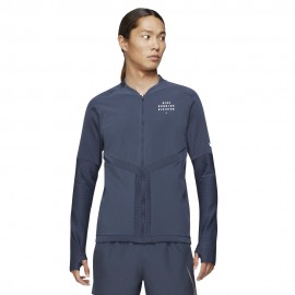 Nike Maglia Running Fzip Dvn Element Thunder Blue Reflective S Uomo