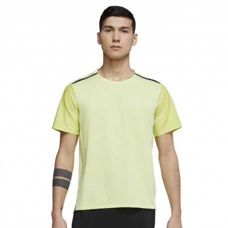 Nike Maglia Running Dvn Rise 365 Lime Ice Reflective Argento Uomo
