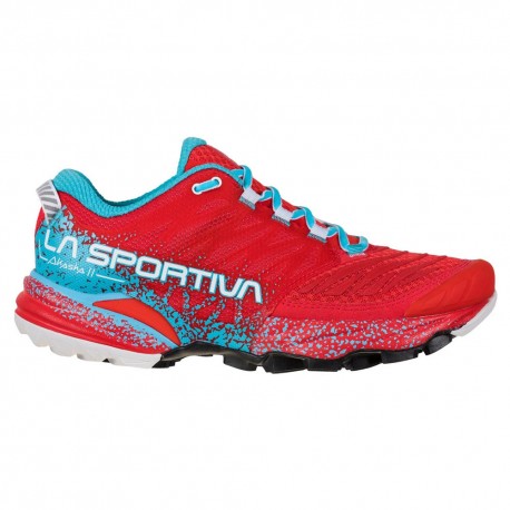 La Sportiva Akasha Ii Rosso Azzurro - Scarpe Trail Running Donna