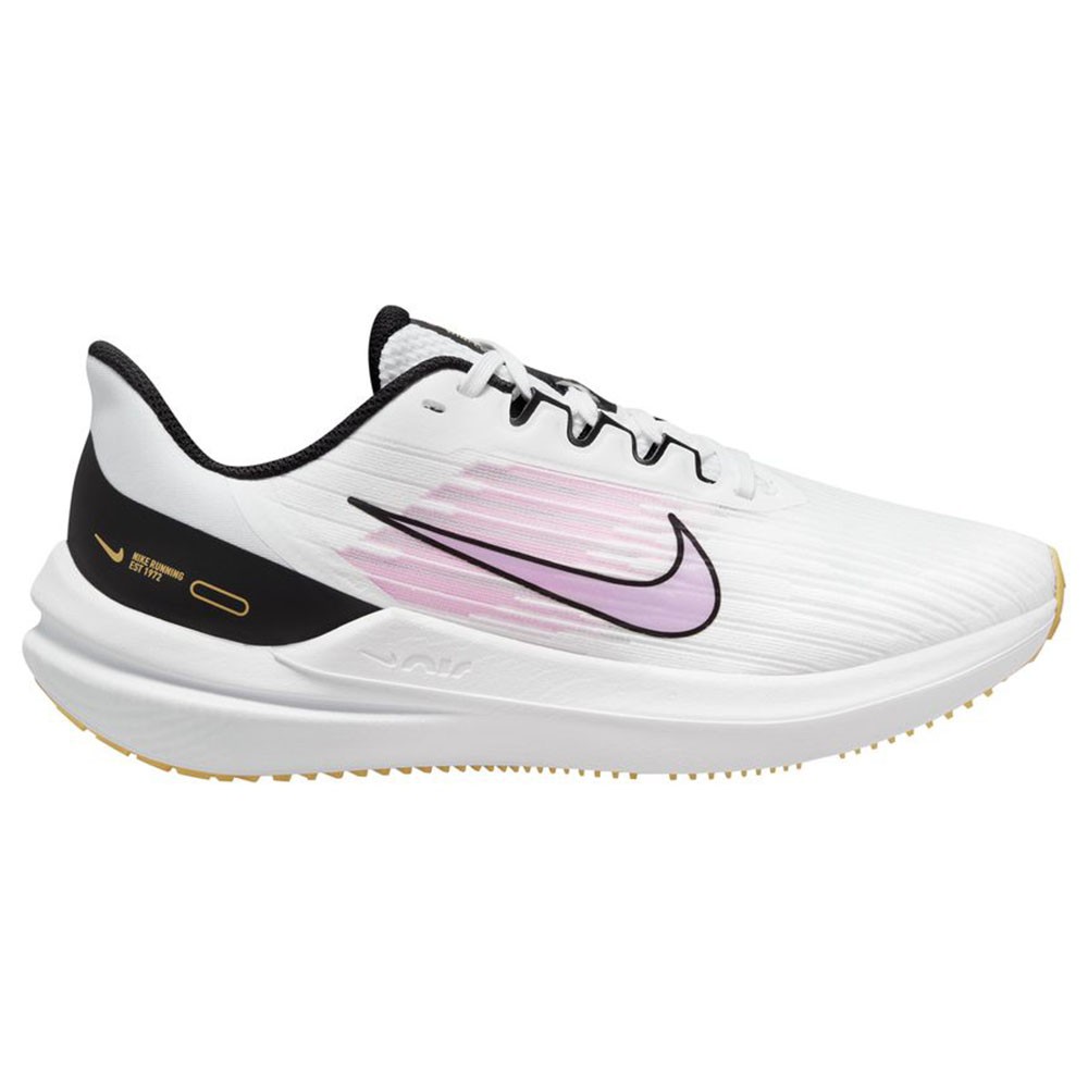 Nike Air Winflo 9 Bianco Rosa Oro - Scarpe Running Donna