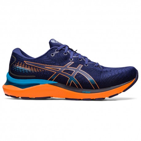 Asics Gel Cumulus 24 Blu Arancio - Scarpe Running Uomo