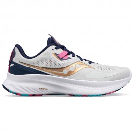 Saucony Guide 15 Bianco Oro Blu - Scarpe Running Uomo