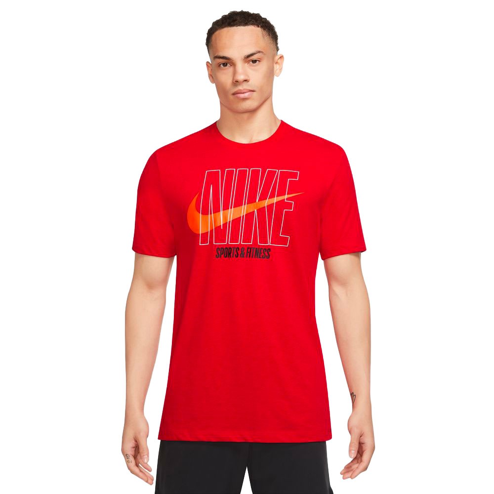 Nike Maglietta Palestra Slup Hbr Rosso Uomo