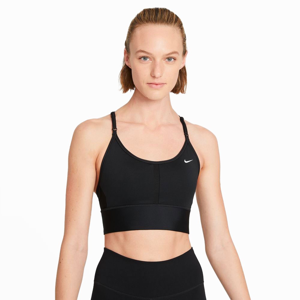 Nike Reggiseno Sportivo Indy Sostegno Leggero Nero Donna