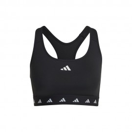 ADIDAS Reggiseno Sportivo Sostegno Medio Eco Nero Bianco Donna