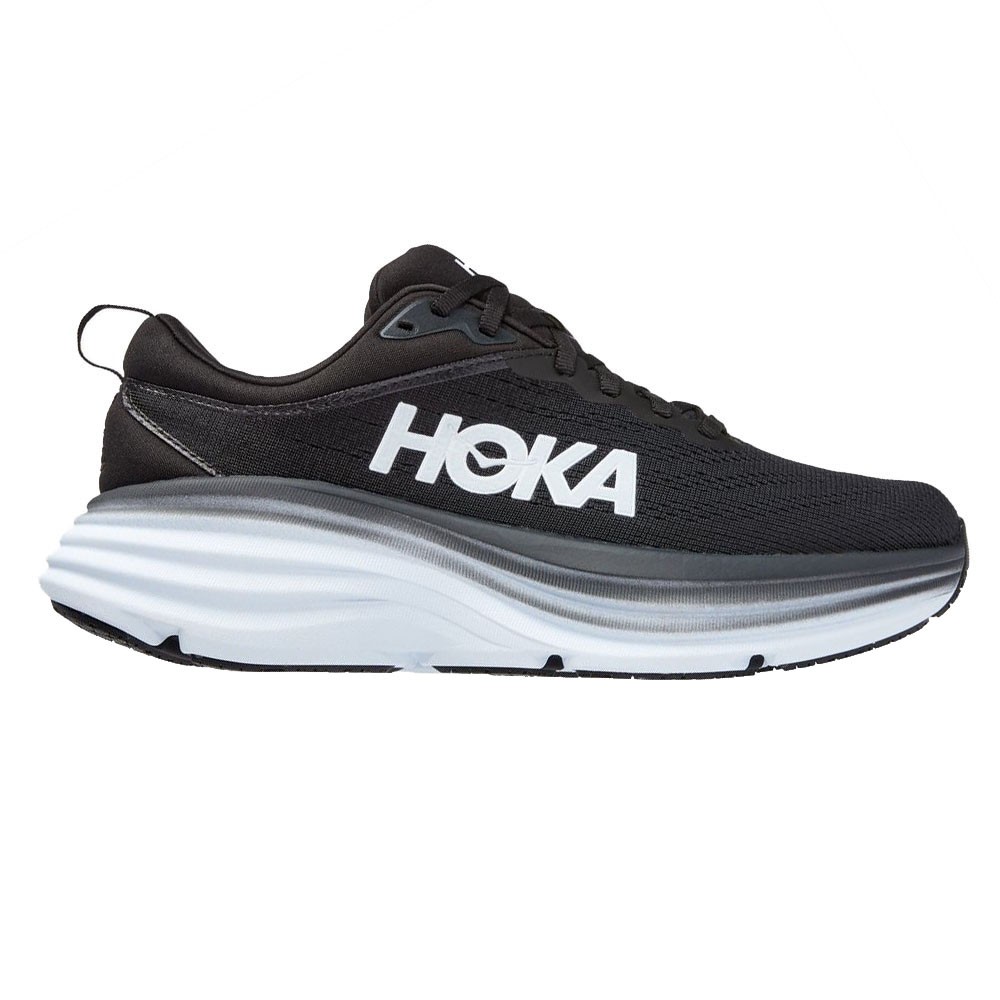 Hoka Bondi 8 Nero Bianco - Scarpe Running Donna