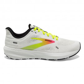 Brooks Launch 9 Bianco Rosa - Scarpe Running Uomo