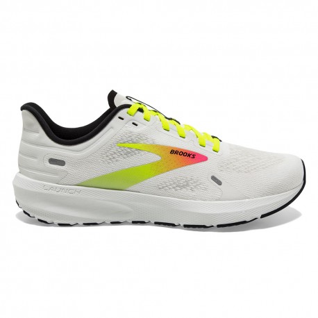 Brooks Launch 9 Bianco Rosa - Scarpe Running Donna