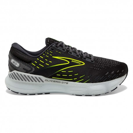 Brooks Glycerin Gts 20 Ebony Bianco - Scarpe Running Donna