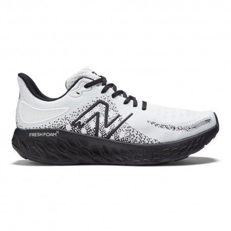 New Balance Fresh Foam 1080V12 Bianco Nero - Scarpe Running Uomo