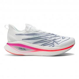 New Balance Fuelcell Sc Elite V3 Bianco Grigio - Scarpe Running Uomo