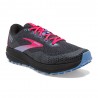 Brooks Divide 3 Ebony Nero Diva Rosa - Scarpe Trail Running Donna