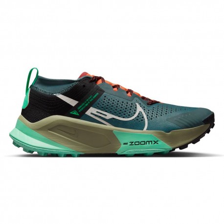 Nike Zoomx Zegama Trail Mineral Slate Light Bone - Scarpe Trail Running Uomo