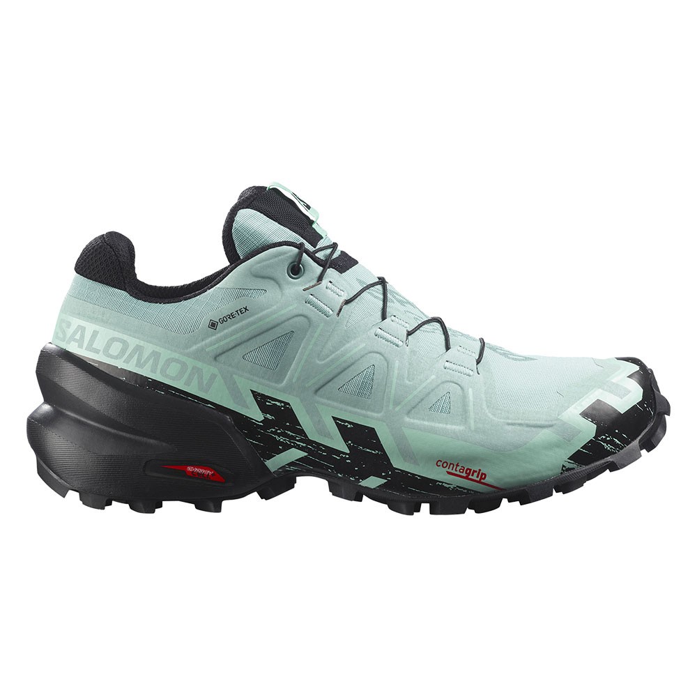 Salomon Speedcross 6 Gore-Tex Aquifer Nero - Scarpe Trail Running Donna